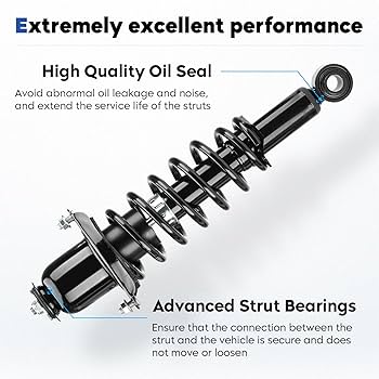 Front and Rear Struts Assembly Fit for 2009-2013 Toyota